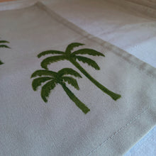 Load image into Gallery viewer, Hand Painted Palm Tree Cushion
