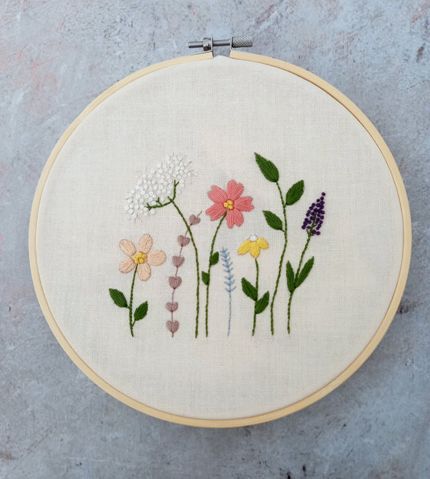 spring bloom embroidery
