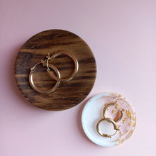 Load image into Gallery viewer, White and Gold Trinket Dish
