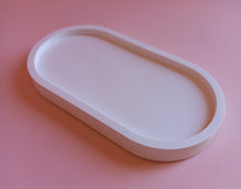 Load image into Gallery viewer, white oval tray
