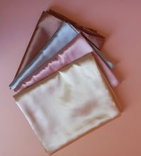 Load image into Gallery viewer, satin pillowcases in four colours
