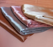 Load image into Gallery viewer, satin pillow cases in four colours
