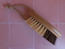 Load image into Gallery viewer, All natural scrubbing or vehhie brush with bamboo handle and sisal bristles
