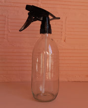 Load image into Gallery viewer, 500ml Amber/Clear Bottle with White/Black Trigger Spray
