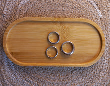 Load image into Gallery viewer, Oval bamboo tray perfect for jewellery
