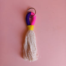 Load image into Gallery viewer, Macrame Keyring or Bag Charm
