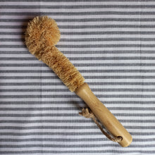 Load image into Gallery viewer, Bamboo and Coconut Fibre Glass Scrubbing Brush
