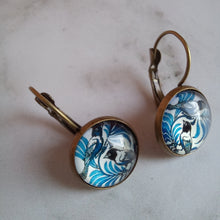 Load image into Gallery viewer, Blue Bird Earrings
