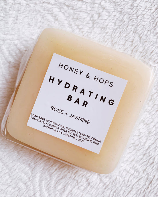 honey and hops hydrating bar