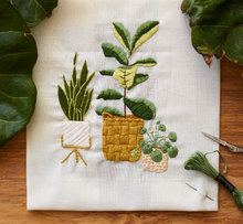 Load image into Gallery viewer, Standing Pots Embroidery Kit
