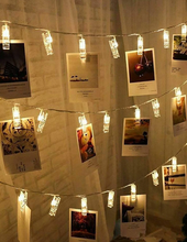 Load image into Gallery viewer, String of Photo Peg Lights
