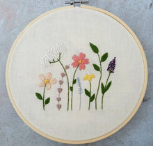 Load image into Gallery viewer, pretty blooms embroidery kit
