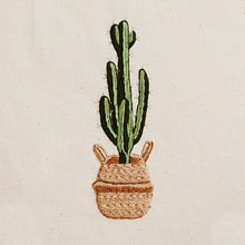 Load image into Gallery viewer, cactus in a woven basket
