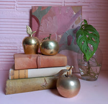 Load image into Gallery viewer, Vintage Brass Apple Bells
