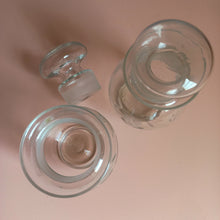 Load image into Gallery viewer, Vintage Lidded Glass Jars
